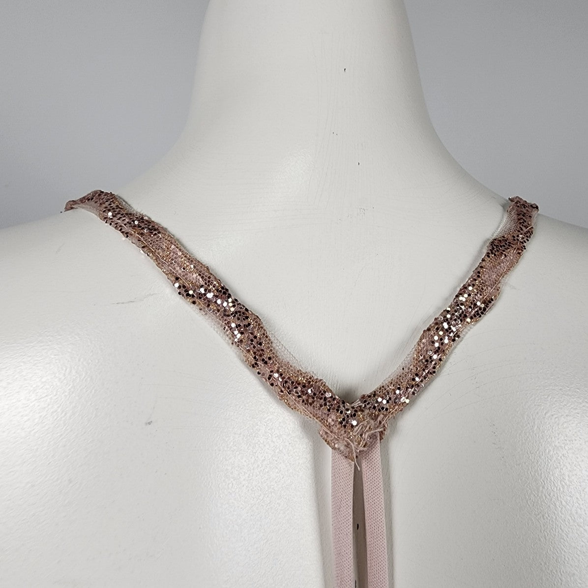 Juliet Rose Gold Sparkle Grad Gown Size M/L