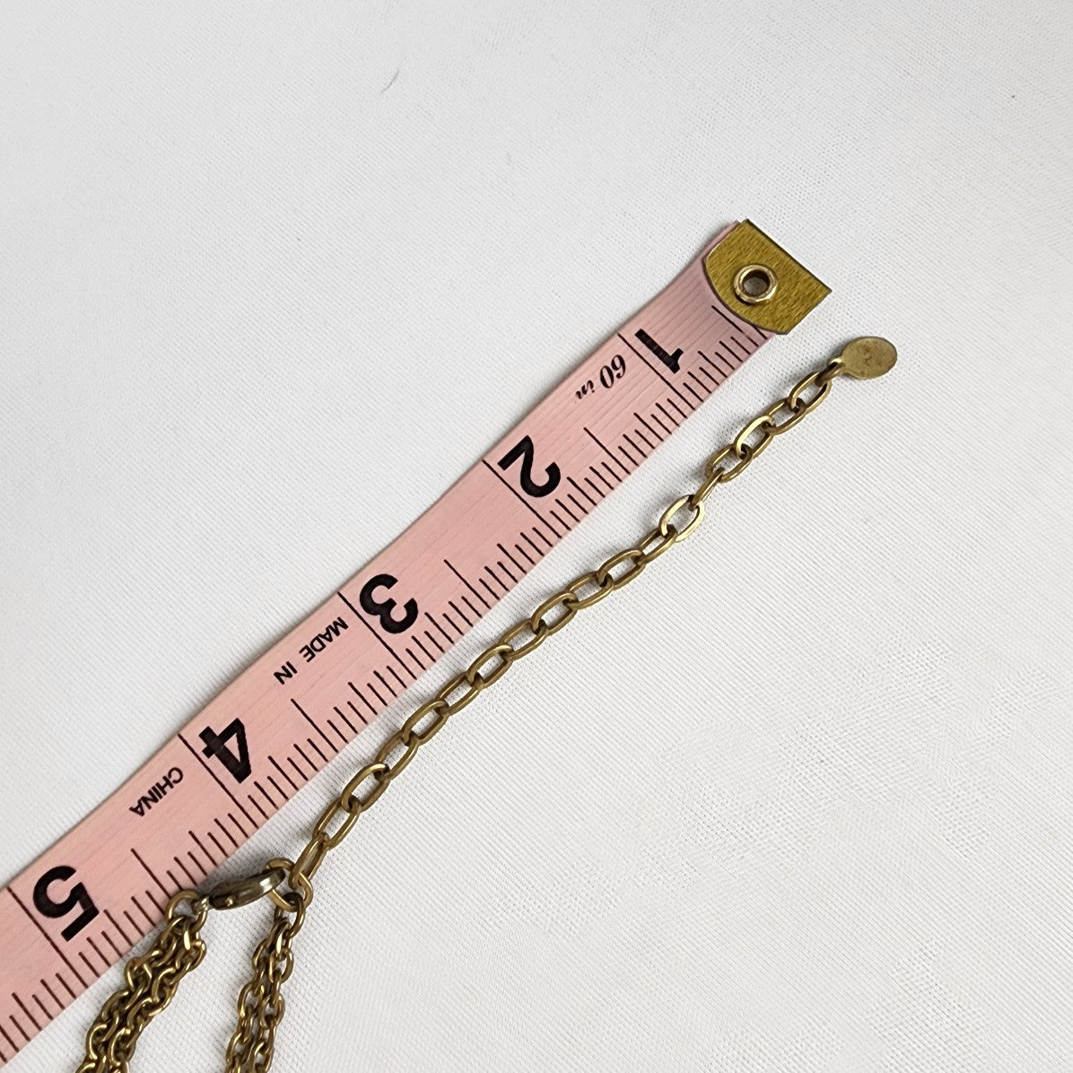 Bayer SF Bronze Necklace Multi Tone Pendant Chain