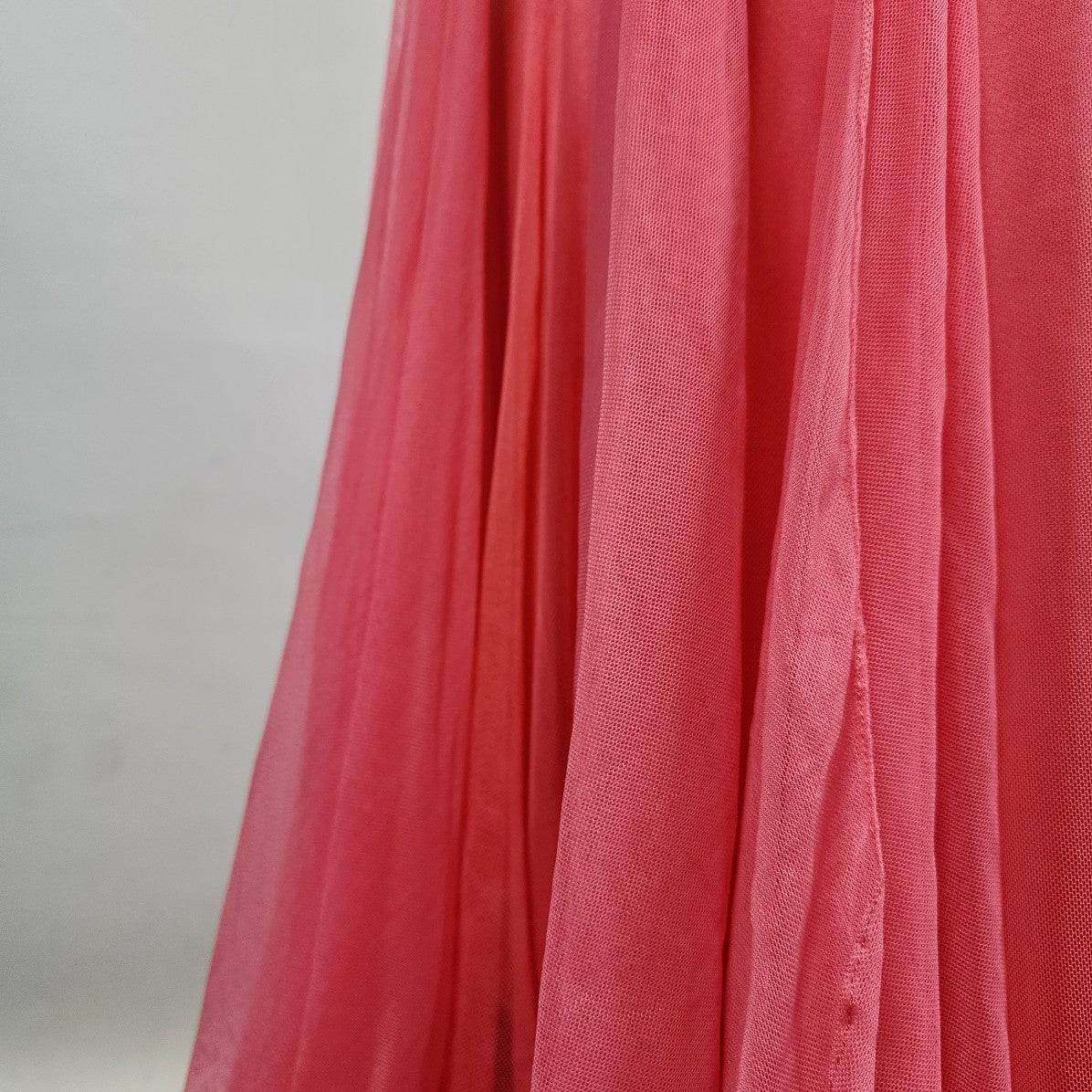 Le Gala Pink Beaded One Shoulder Long Grad Event Gown Size S