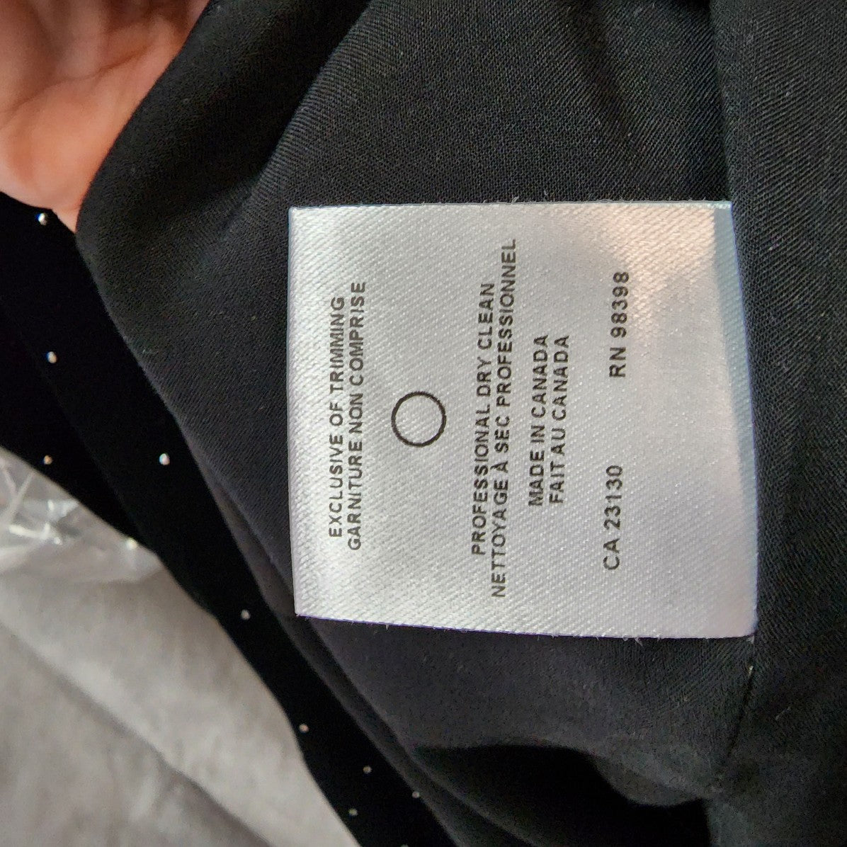 Judith & Charles Black Dress Satin Striped Midi Size 2