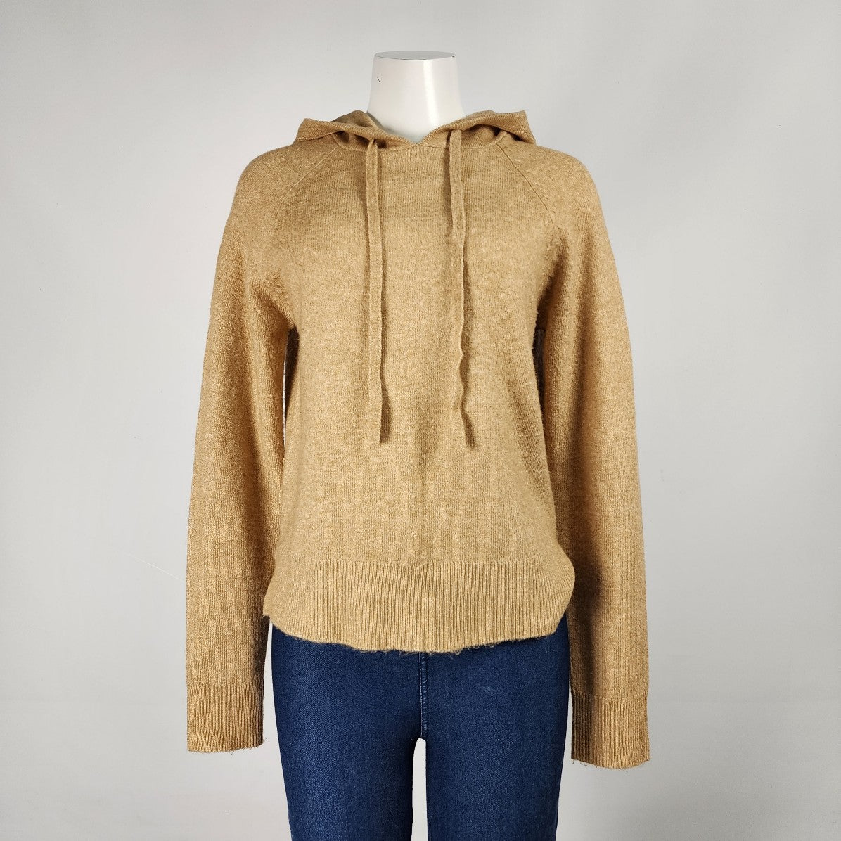 Lit Active Brown Knit Super Soft Hoodie Sweater Size S