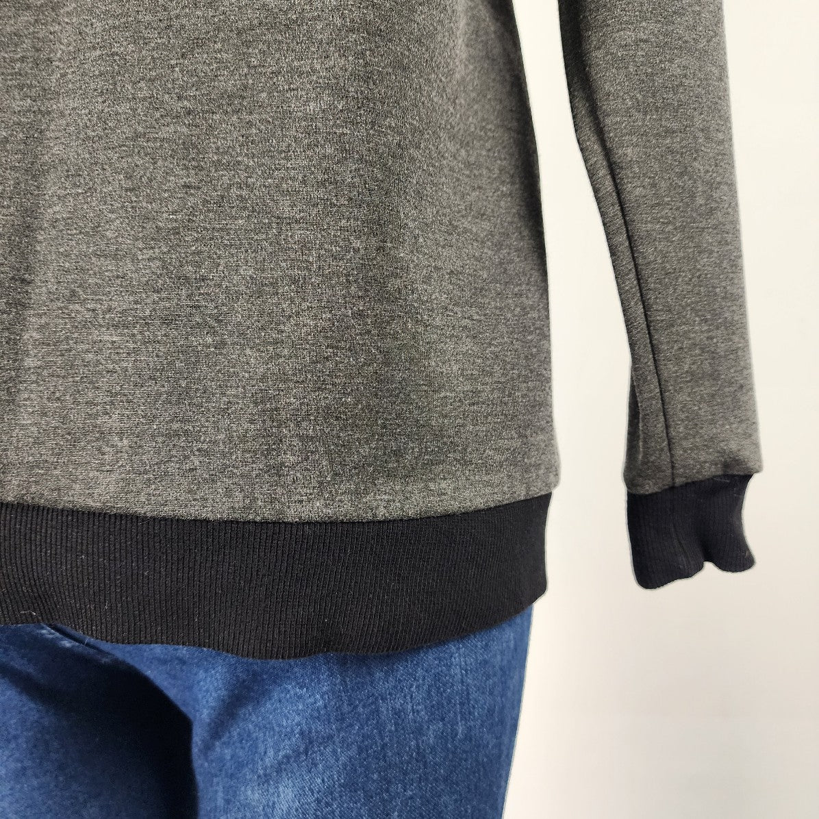 Sporting Life Grey Sweatshirt Size S Zipper Detail