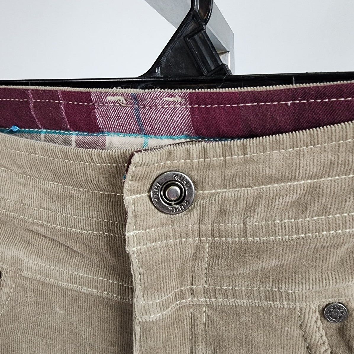 Kuhl Grey Cotton Corduroy Pants Size 8 Short