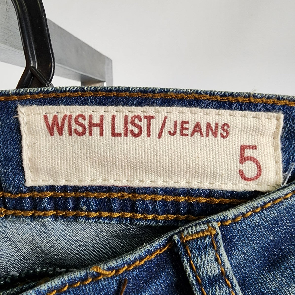 Wish List Jeans Skinny Distressed Denim Size 5