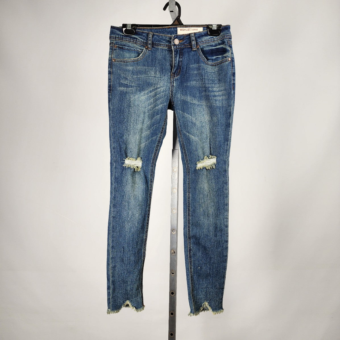 Wish List Jeans Skinny Distressed Denim Size 5