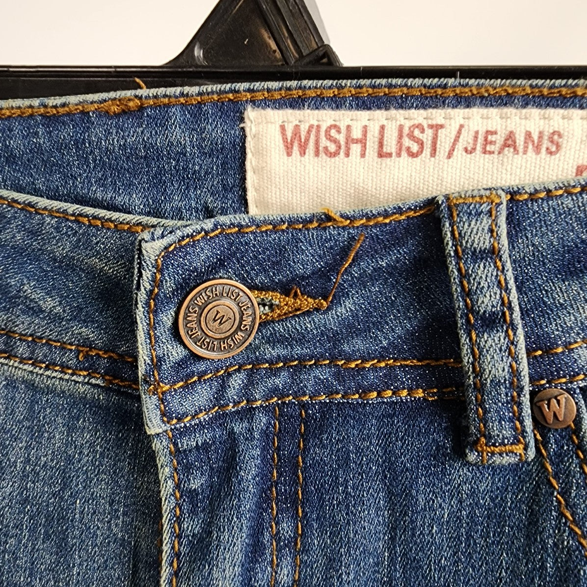 Wish List Jeans Skinny Distressed Denim Size 5