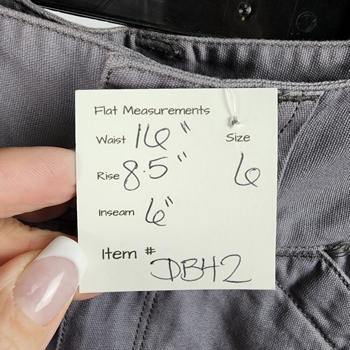 The North Face Grey Cotton Shorts Size 6