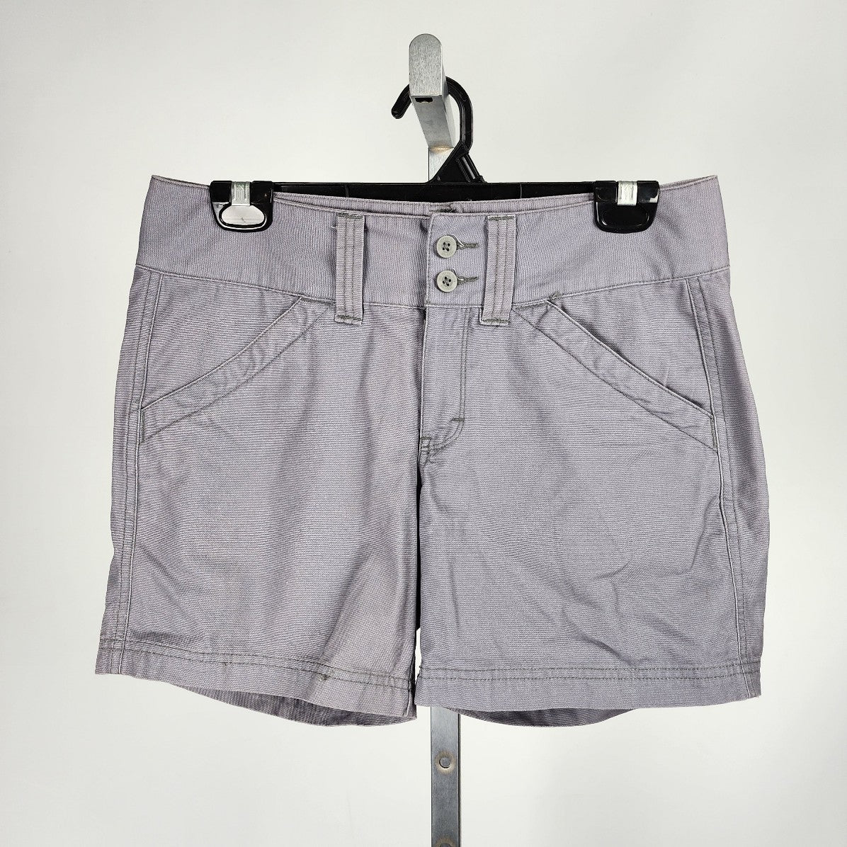 The North Face Grey Cotton Shorts Size 6