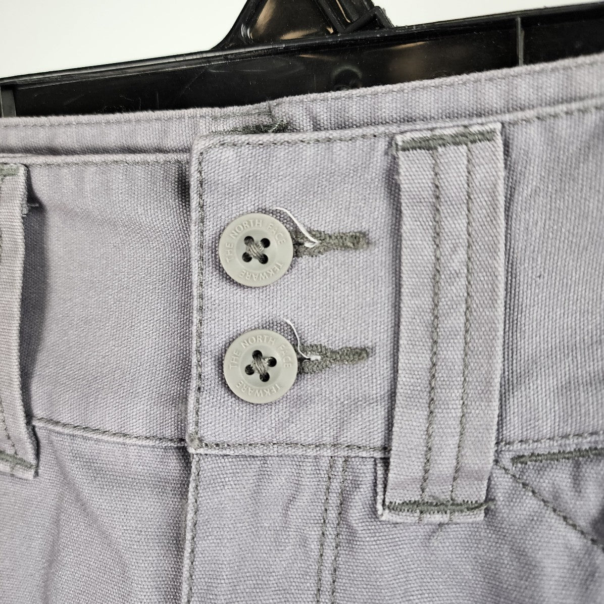 The North Face Grey Cotton Shorts Size 6