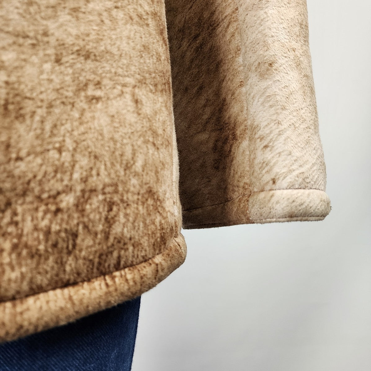 Vintage Marquis of London Natural Sheep Skin Coat Size S/M
