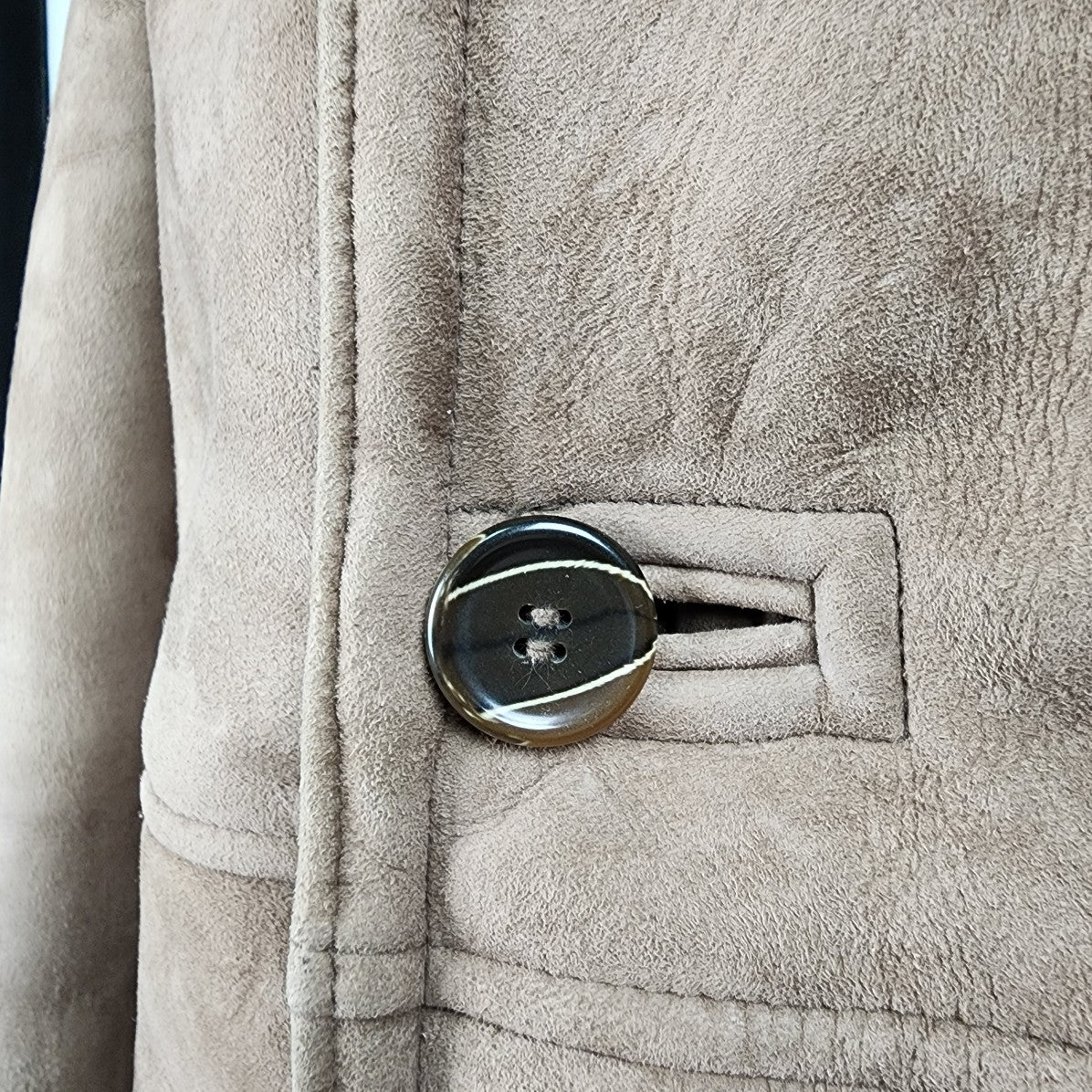 Vintage Champs Elysee Sheep Skin Coat Size M/L