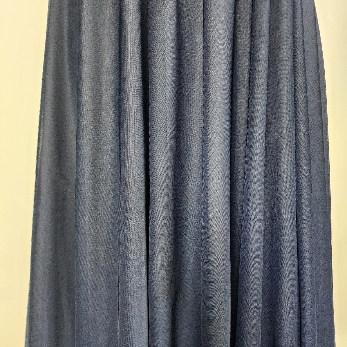 My Michelle Navy AB Crystal Chiffon Event Gown Size 24