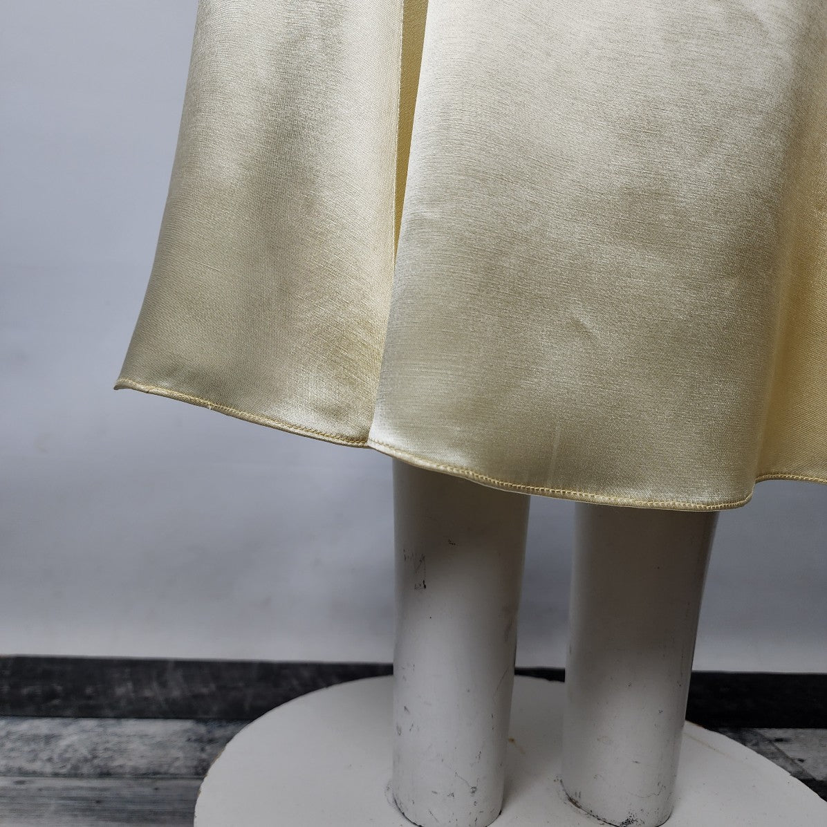 Alfred Angelo Yellow Sequined Two Piece Event Dress Size S