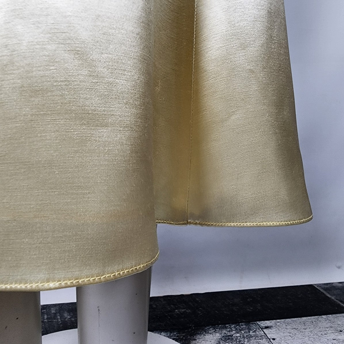 Alfred Angelo Yellow Sequined Two Piece Event Dress Size S