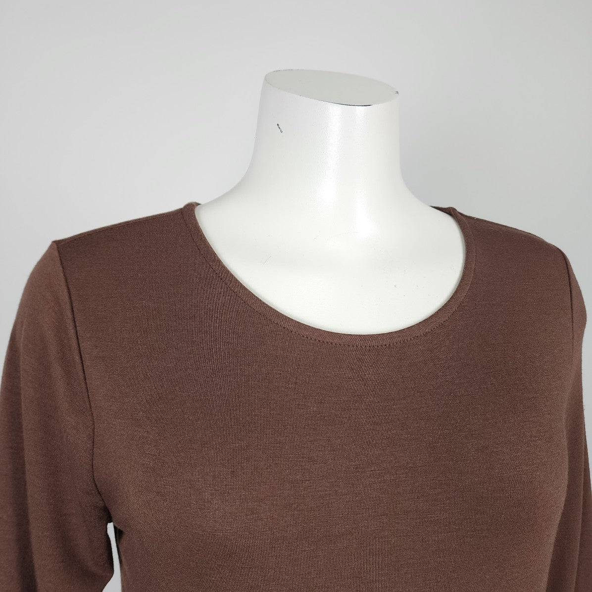 Zenana Premium Brown Long Sleeve Dress Size M/L