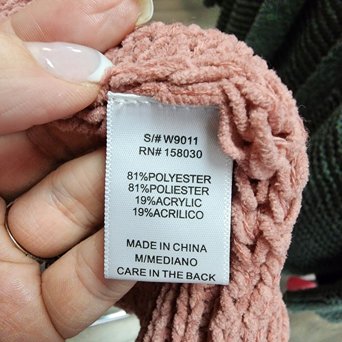 Love Tree Pink Soft Knit Cardigan Size M