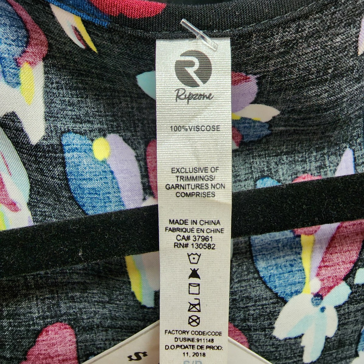 Ripp Zone Floral Wrap Dress Size S