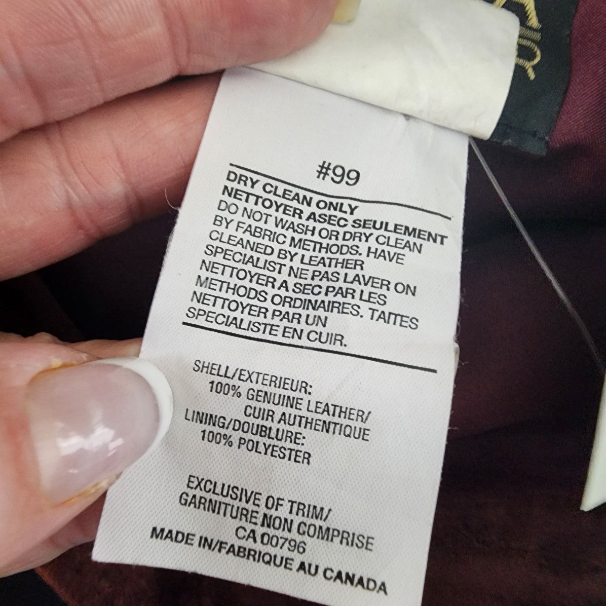 Vintage Victoria Leather Burgundy Suede Skirt Size M
