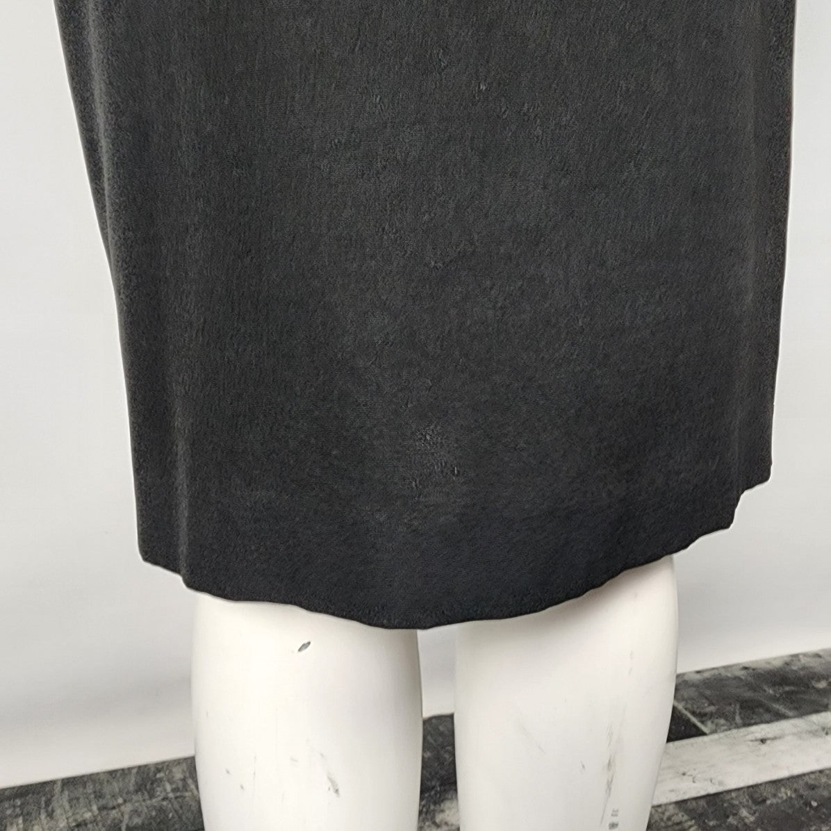 Jessica Black & Gold Button Trench Dress Size M/L