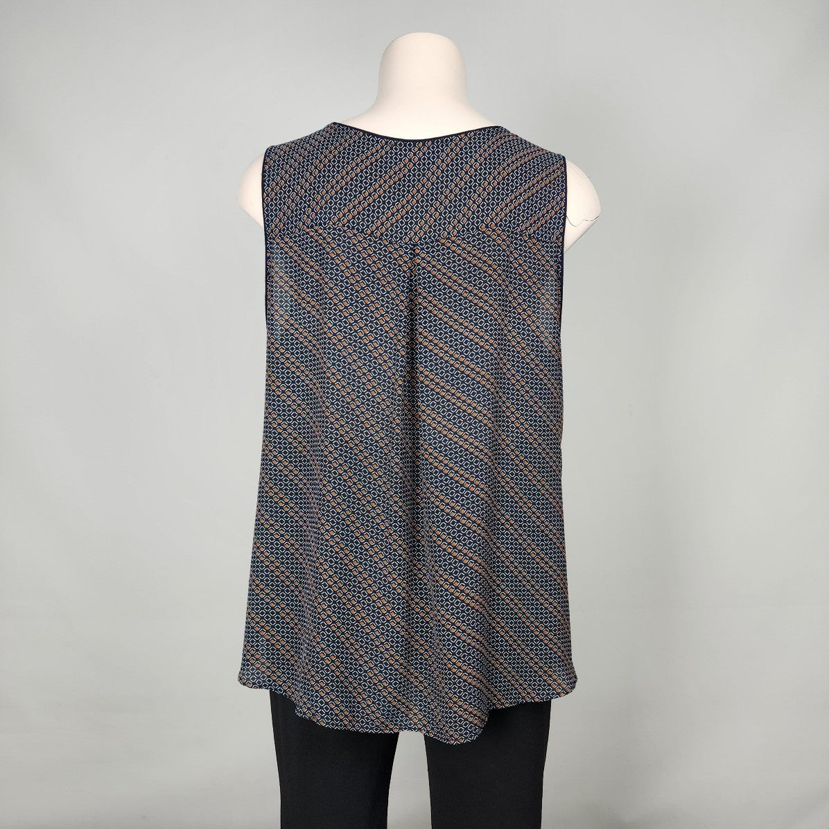 In Every Story Navy & Brown Top Size 3X