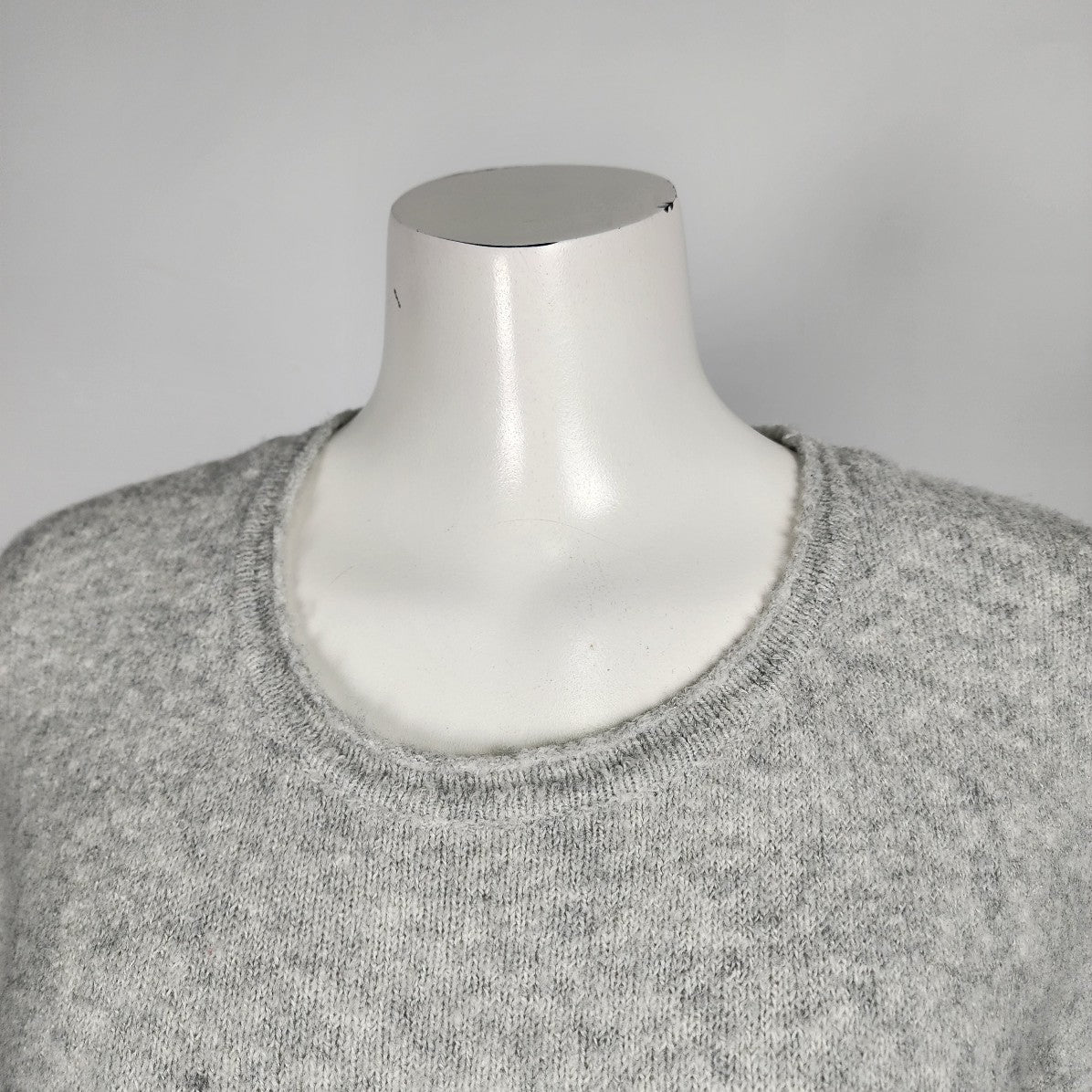 Only Grey Soft Knit Oversize Sweater Size L