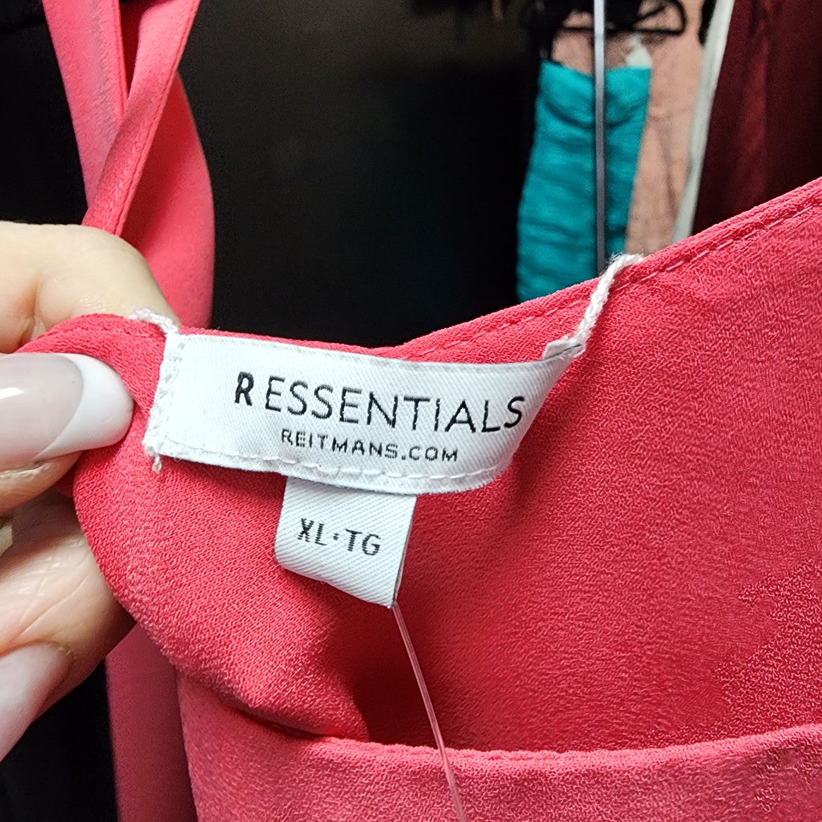 R Essentials Pink Tank Top Size XL