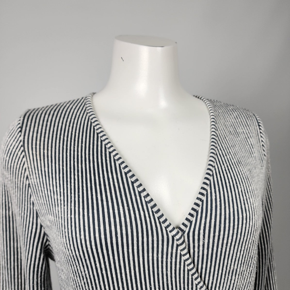 Caution To The Wind Striped Midi Dress Size M