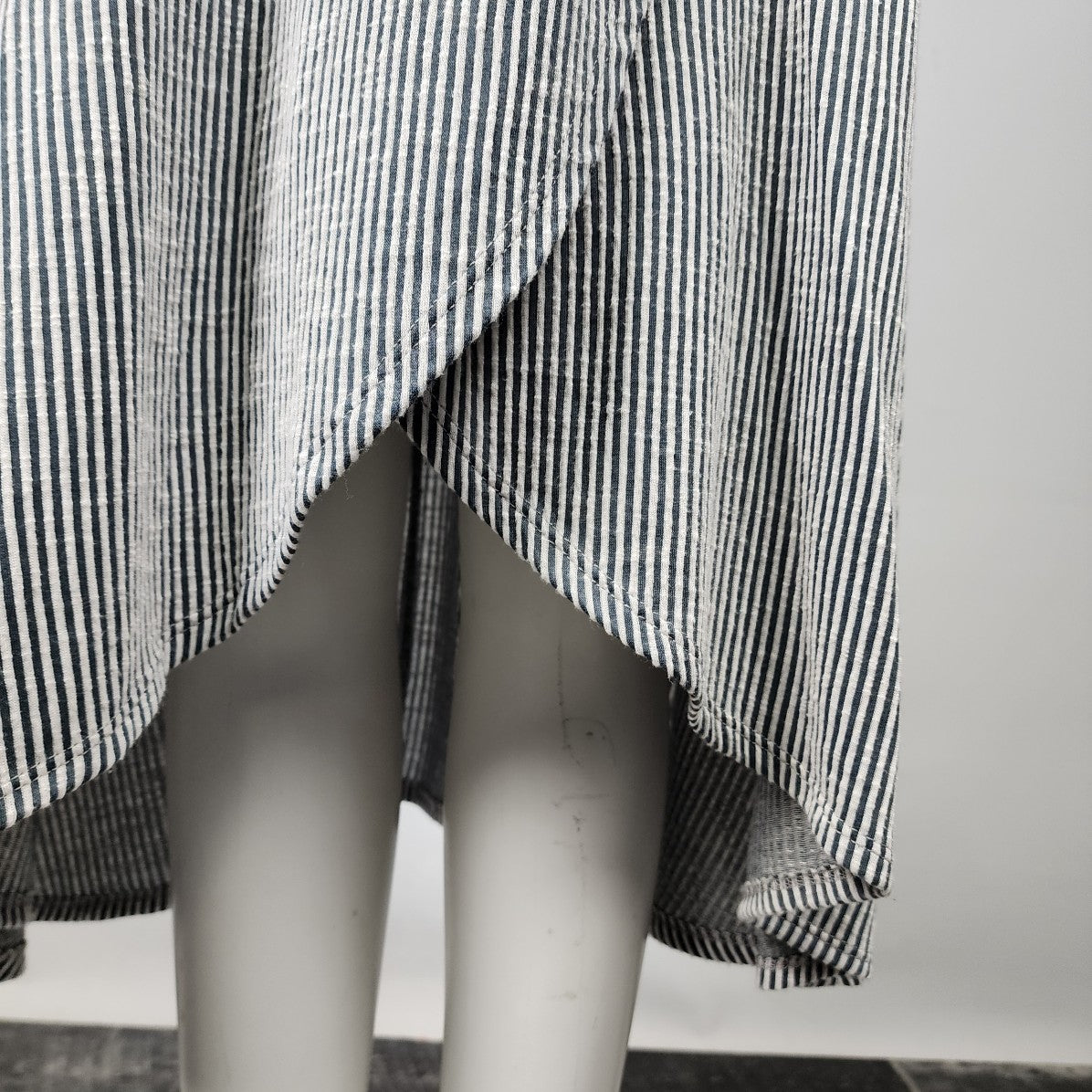 Caution To The Wind Striped Midi Dress Size M