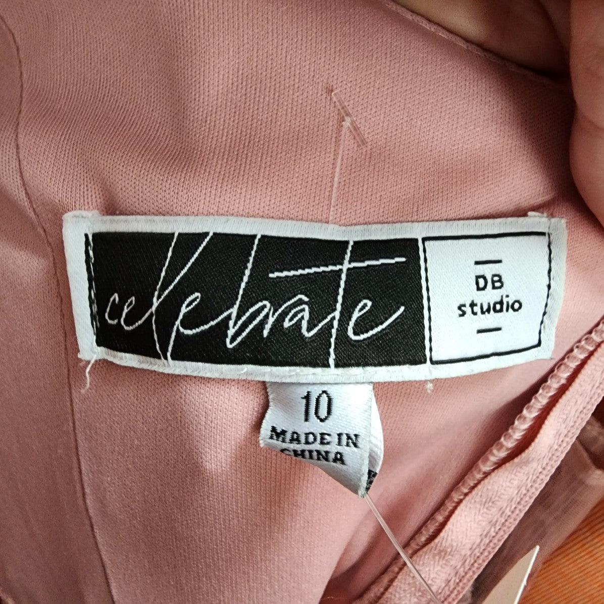 Celebrate Pink Chiffon Long Bridesmaids Event Dress Size S