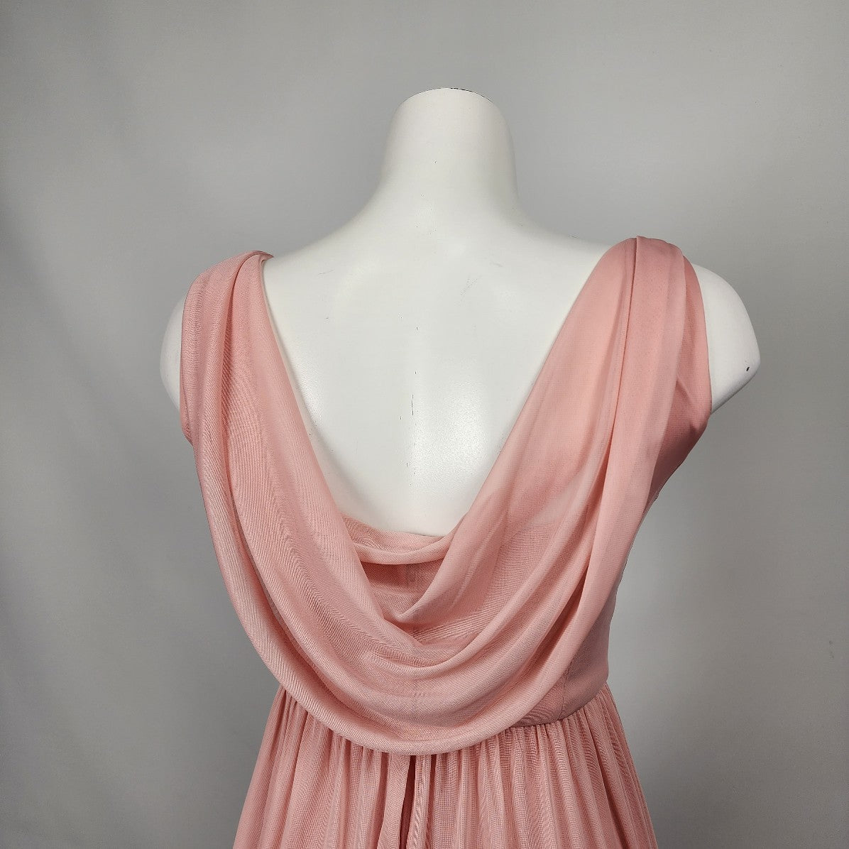 Celebrate Pink Chiffon Long Bridesmaids Event Dress Size S