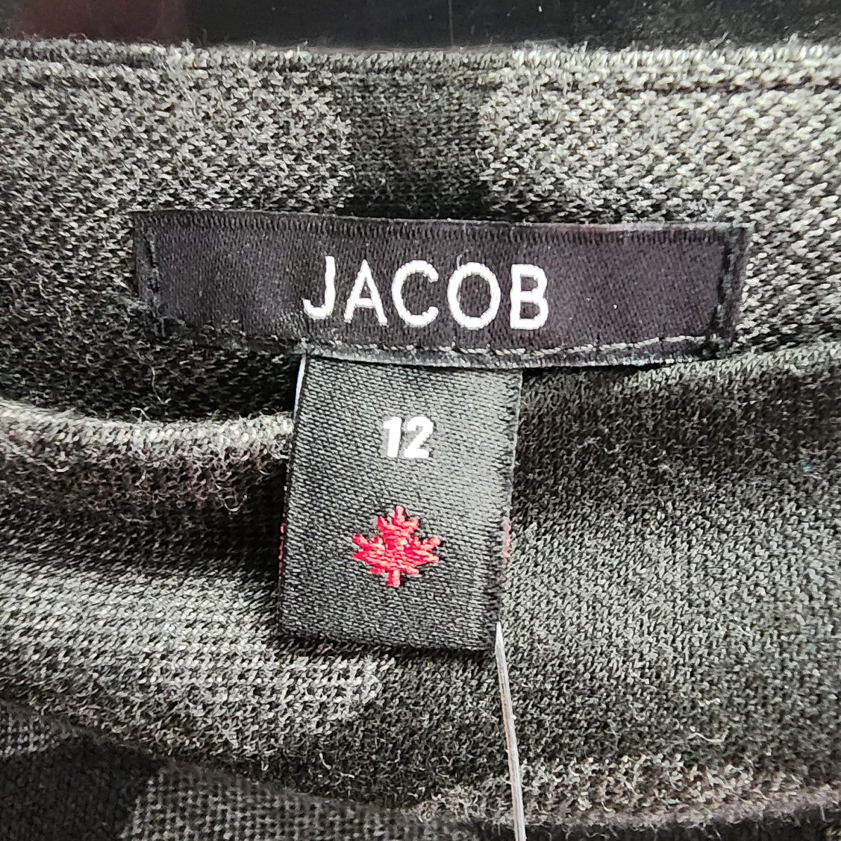 Jacob Black Polka Dot Mini Skirt Size 12