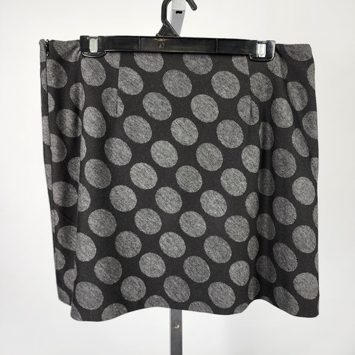Jacob Black Polka Dot Mini Skirt Size 12
