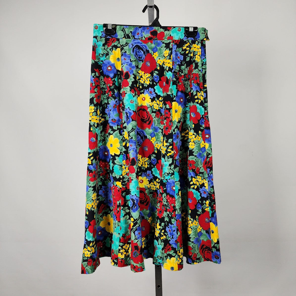 Principles Colorful Floral Midi Skirt Size S/M
