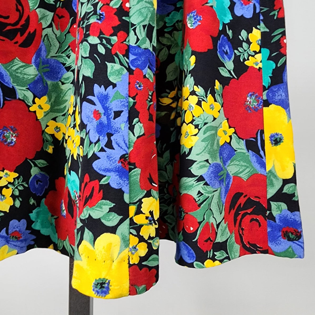 Principles Colorful Floral Midi Skirt Size S/M