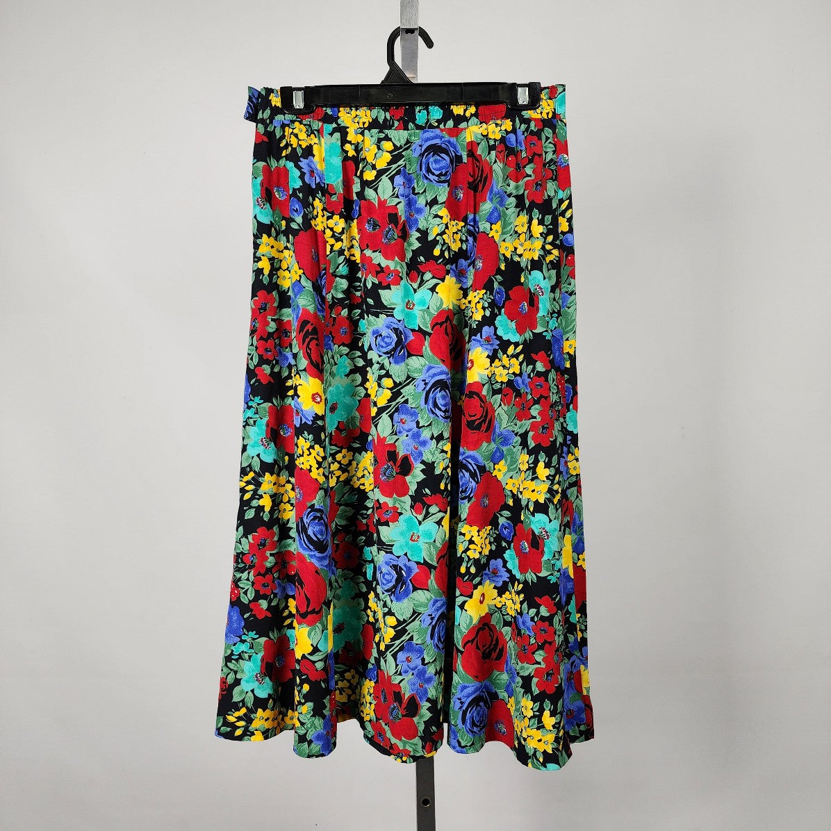 Principles Colorful Floral Midi Skirt Size S/M