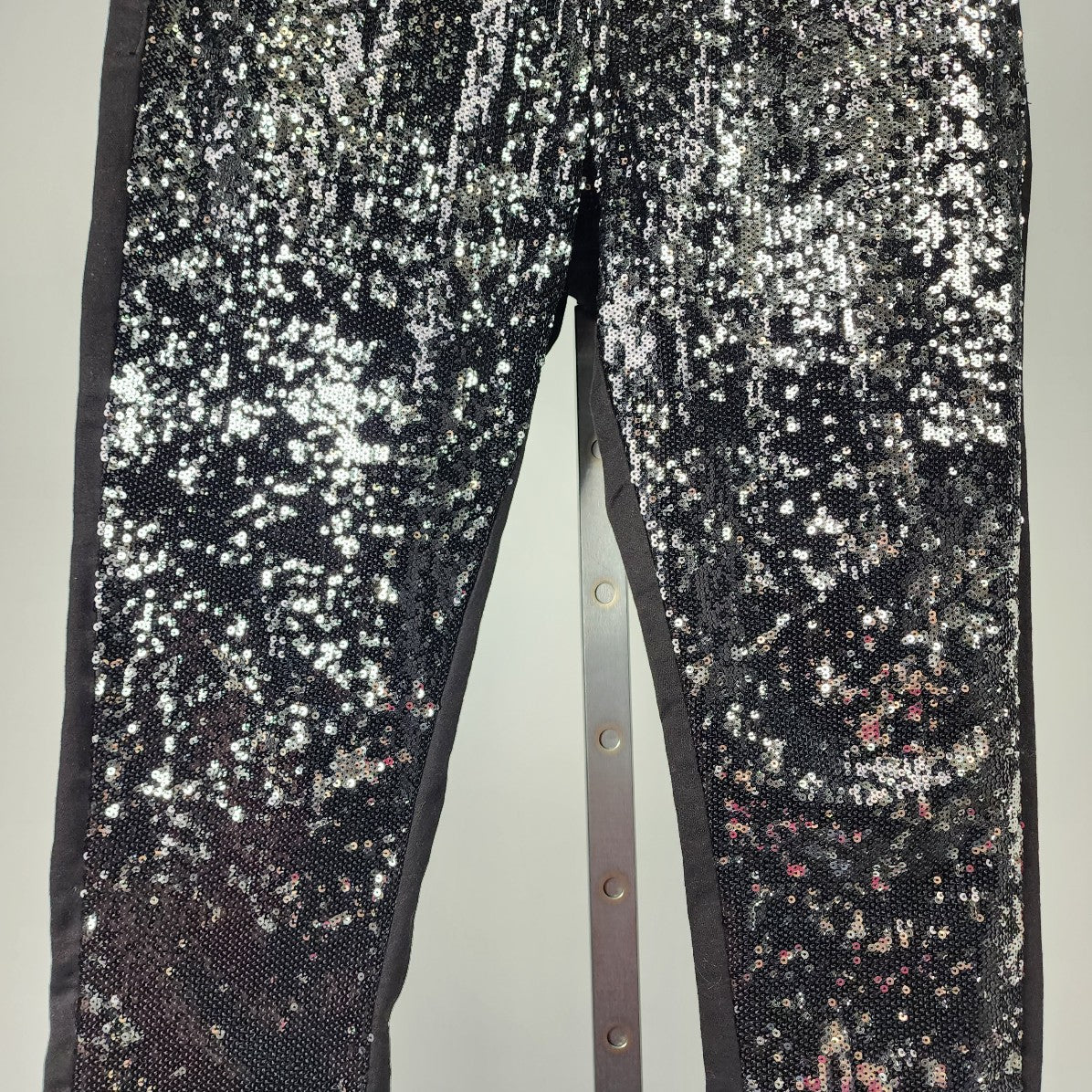 Lola Jeans Black Sequined Stretchy Jeans Size 8