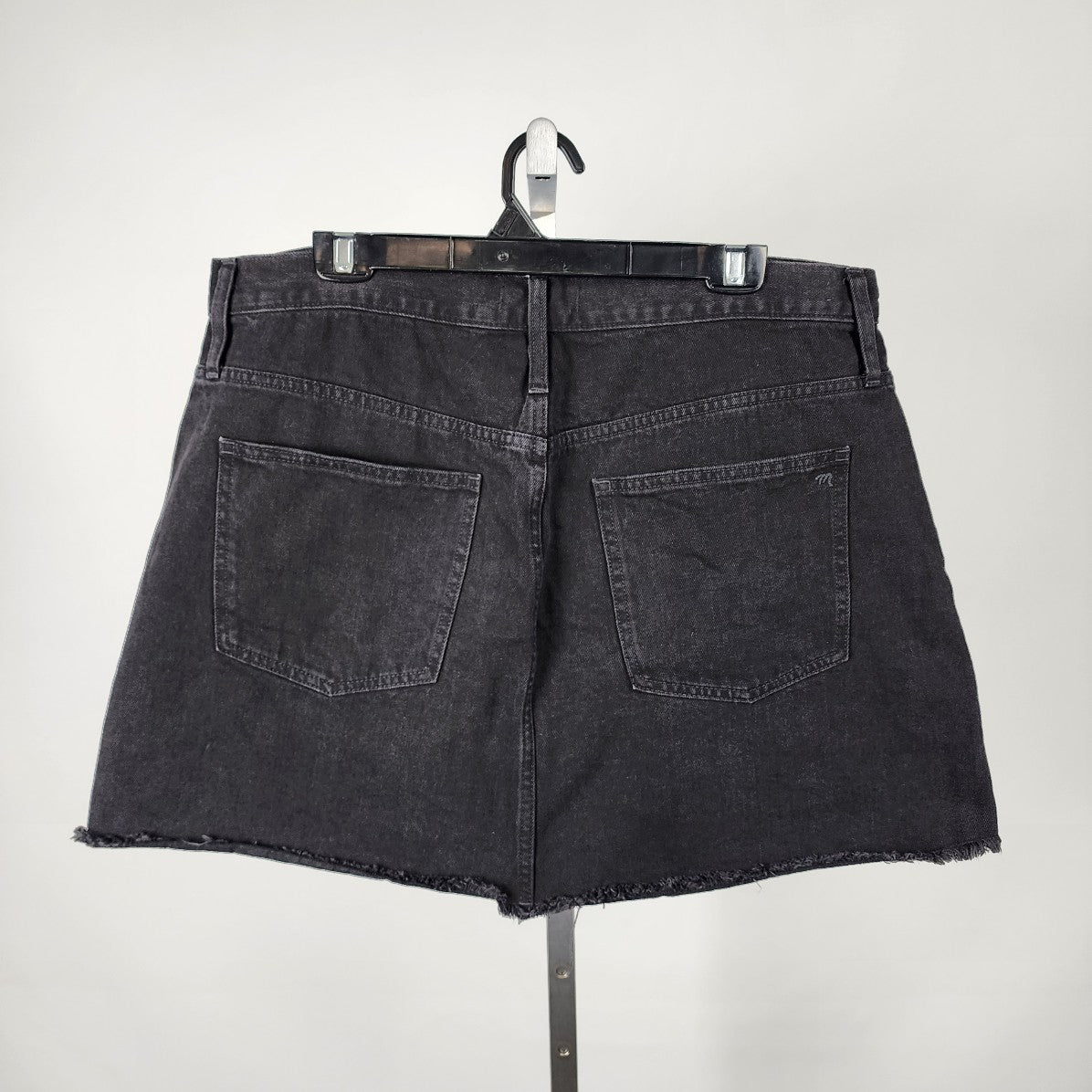 Madewell Black Denim Mini Skirt Size 34