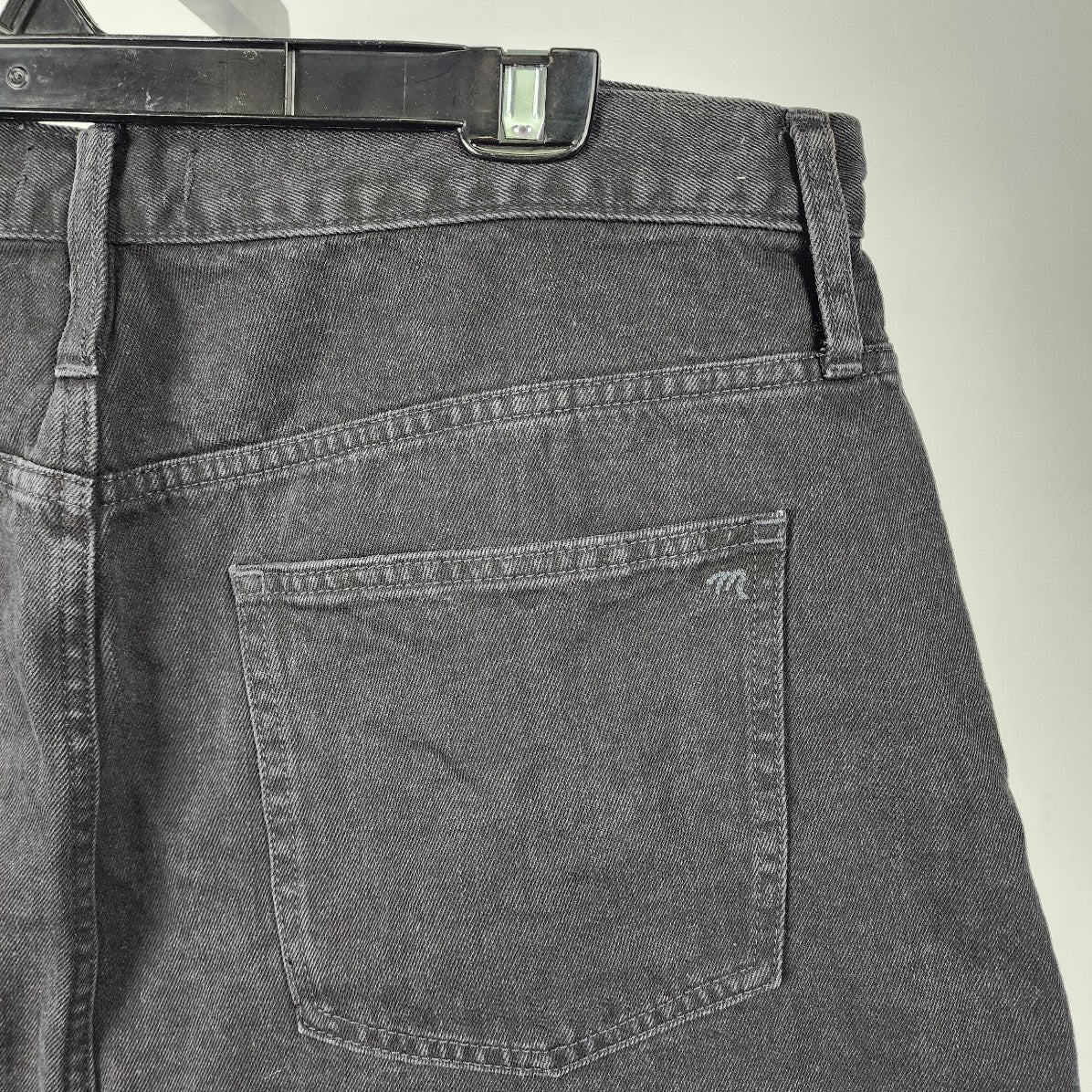 Madewell Black Denim Mini Skirt Size 34