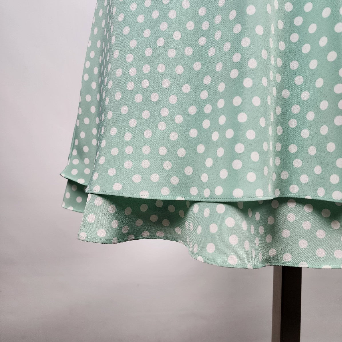 Hampton Dress Co. Mint Green Polka Dress Size 14