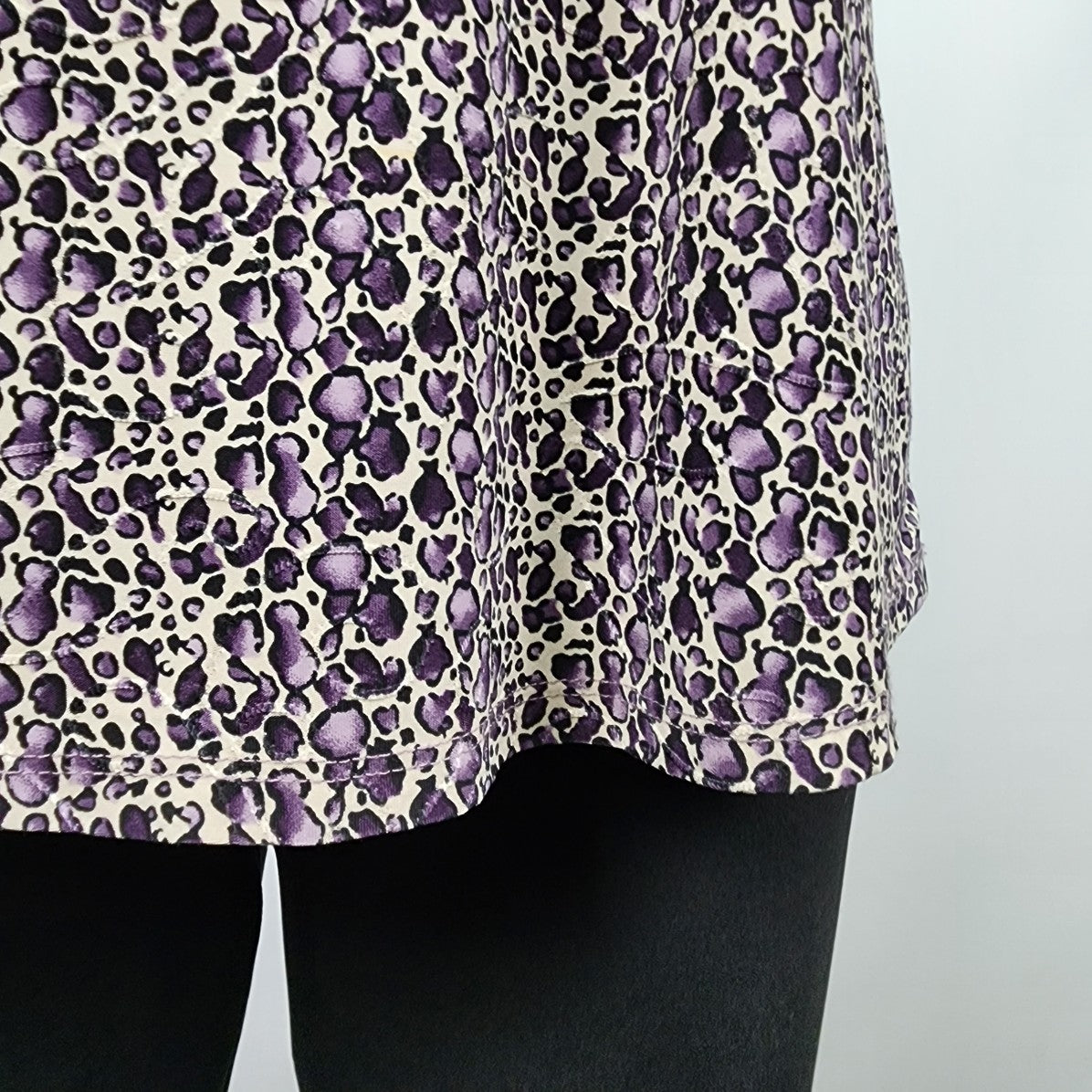 Laura Purple Printed Top Size 3X