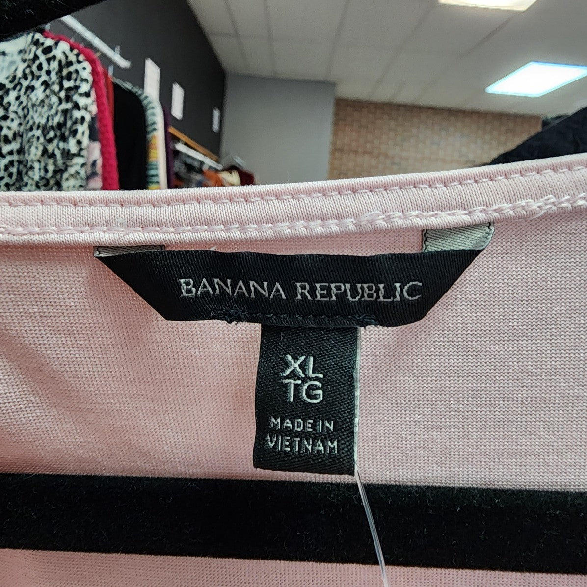 Banana Republic Light Pink Cowl Neck Top Size XL