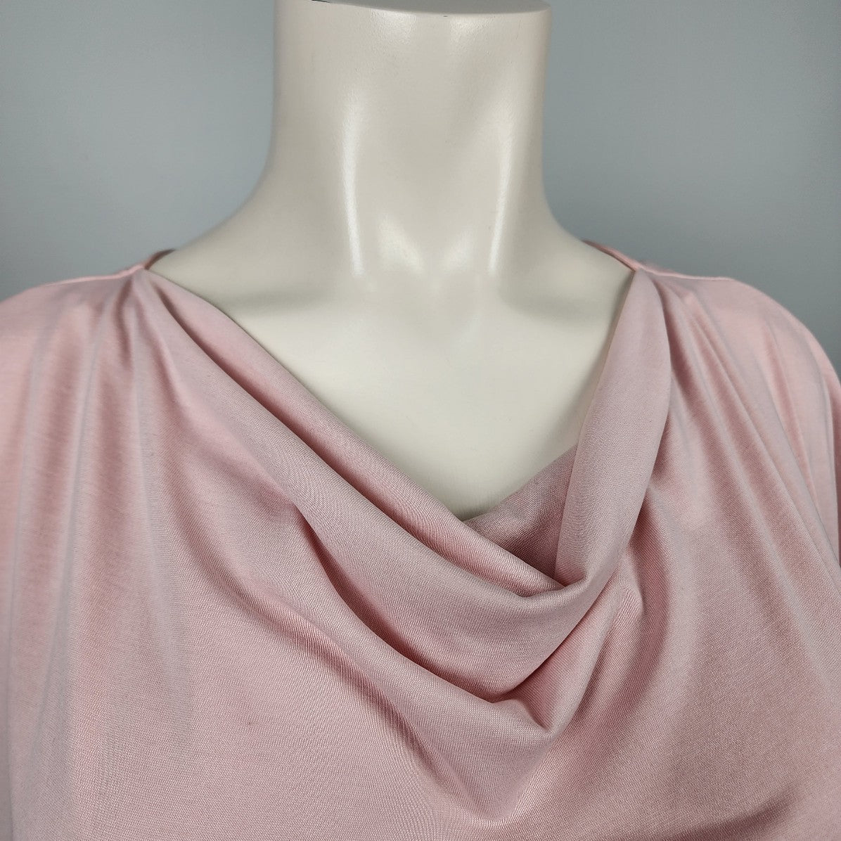 Banana Republic Light Pink Cowl Neck Top Size XL