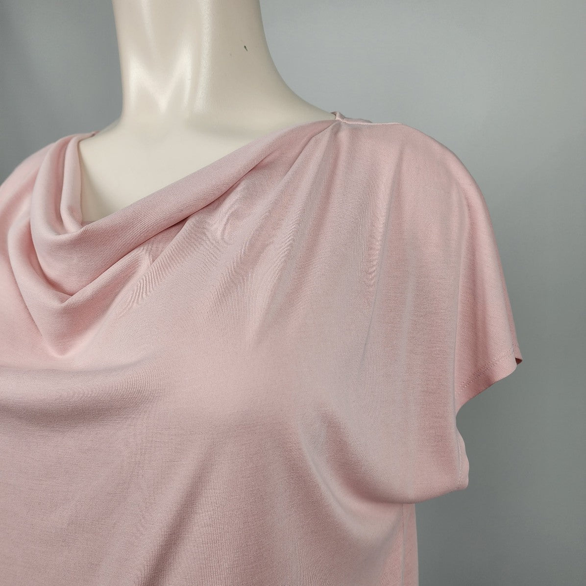 Banana Republic Light Pink Cowl Neck Top Size XL