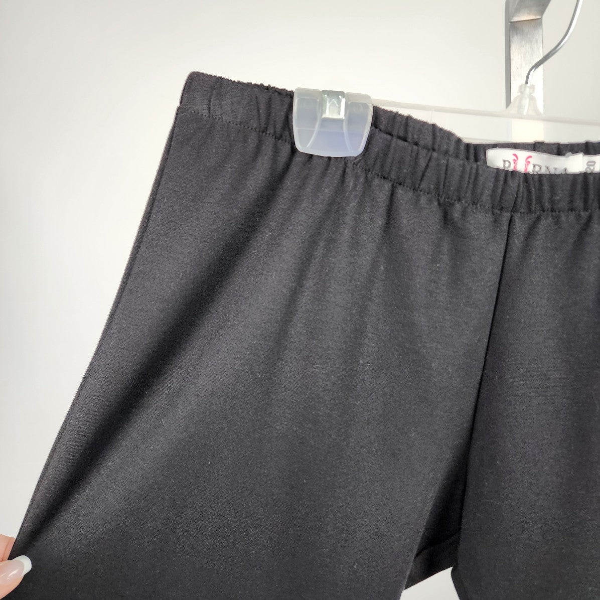 Purna Black Floral Straight Leg Pants Size 20