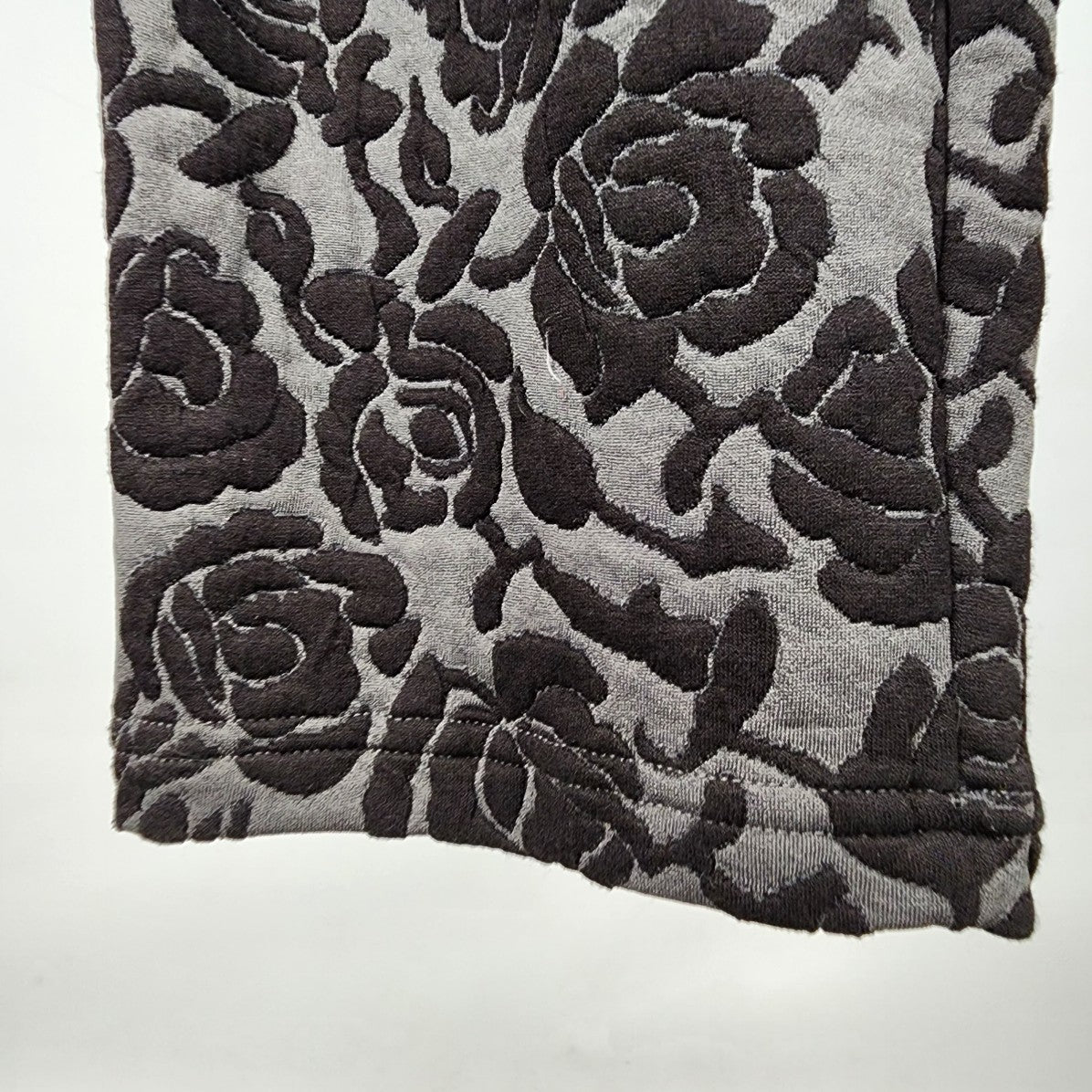Purna Black Floral Straight Leg Pants Size 20
