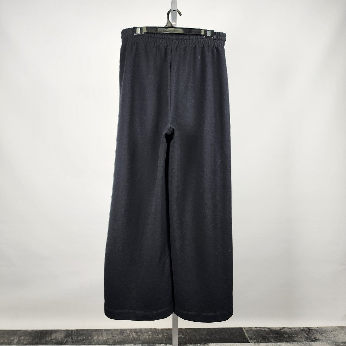 Zara Black Wide Leg Sweat Pants Size L