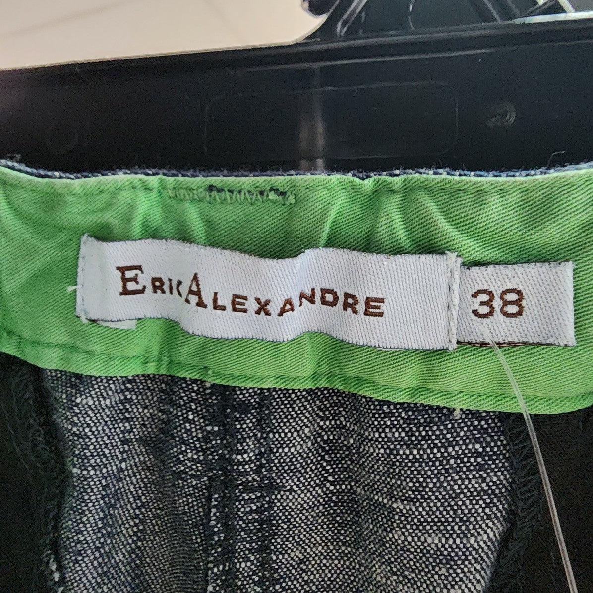 Eric Alexandre Blue Cotton Capri Pants Size 8