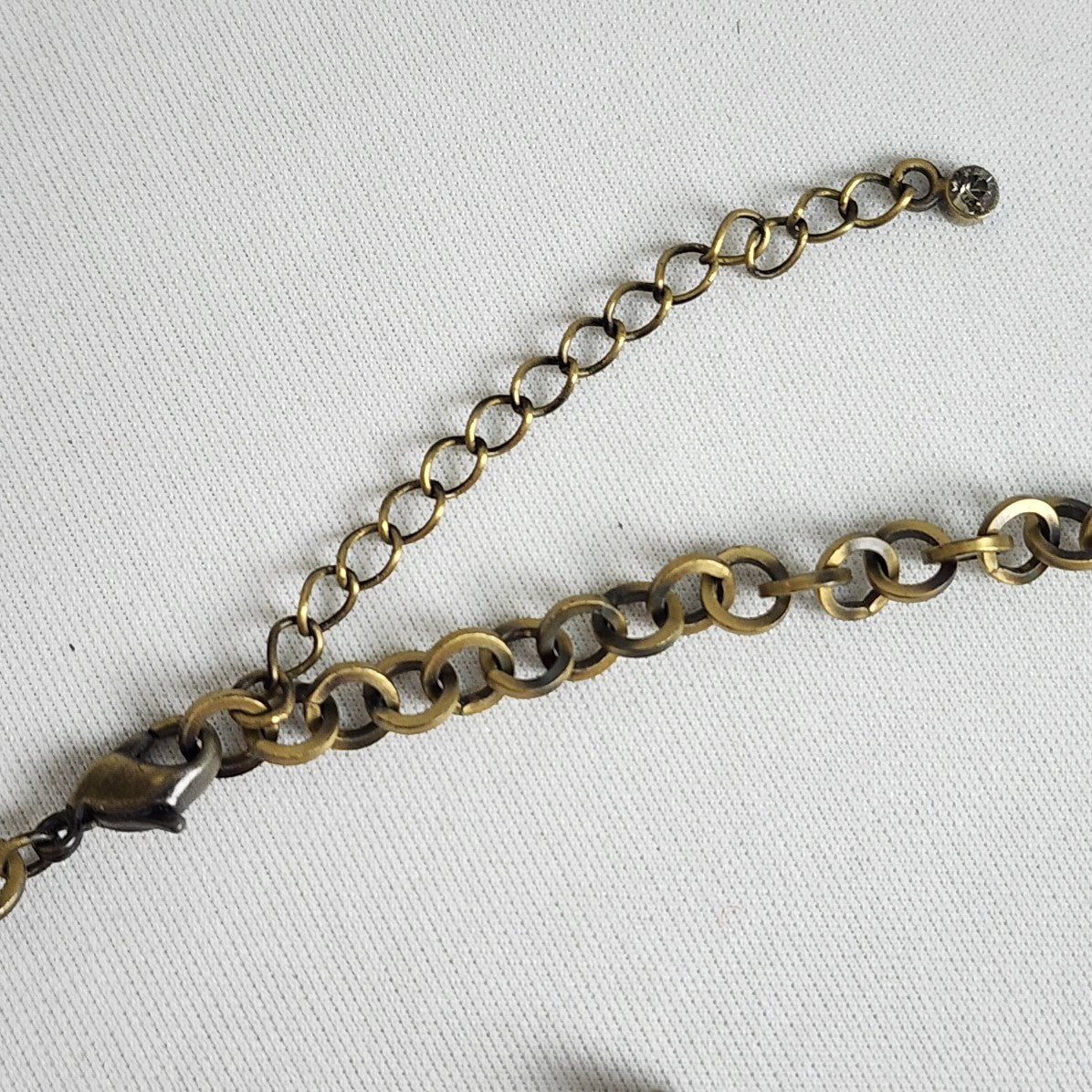 Butler Gold & Black Teardrop Stone Necklace & Hook Earrings Set