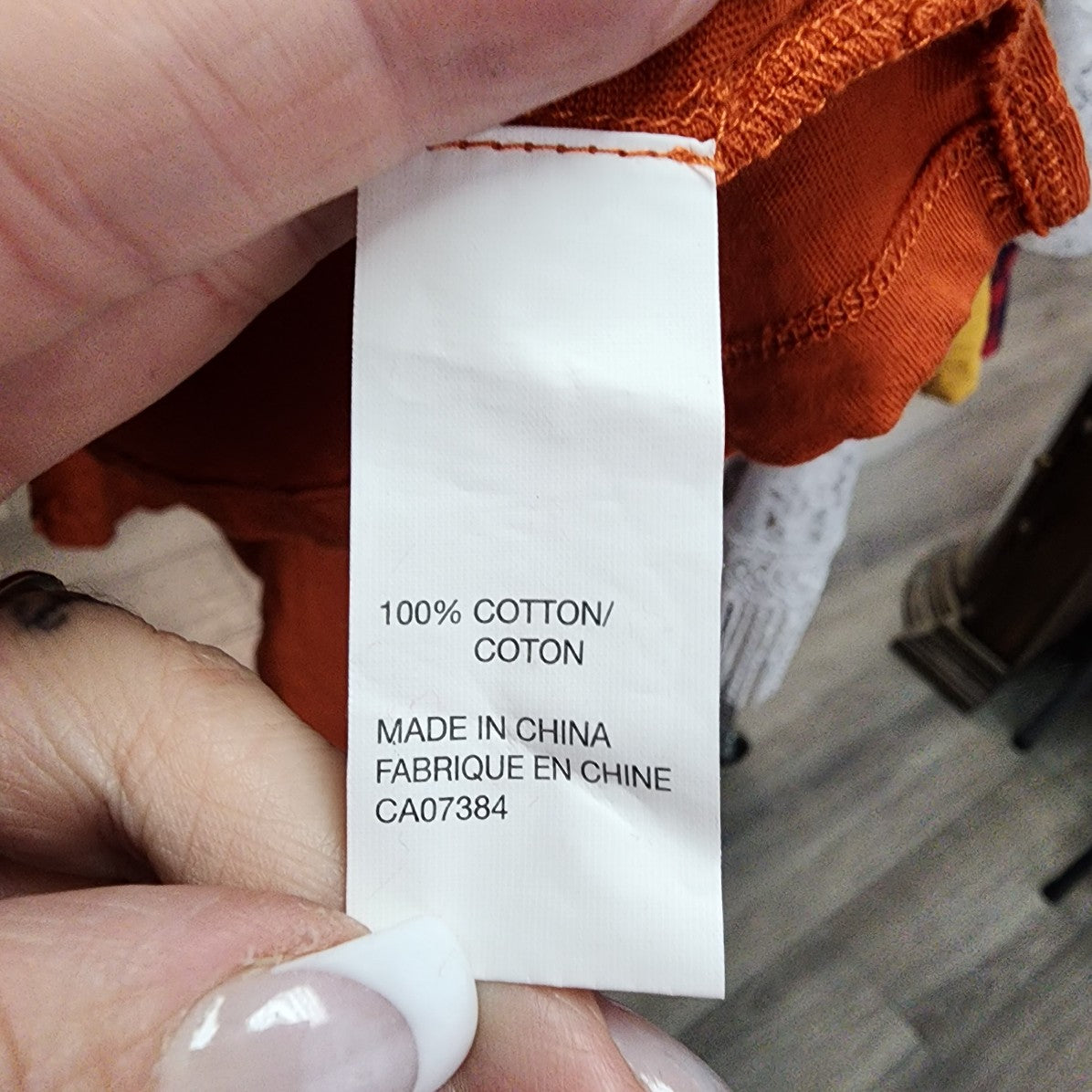 Eric Alexandre Orange Cotton Top Size M/L