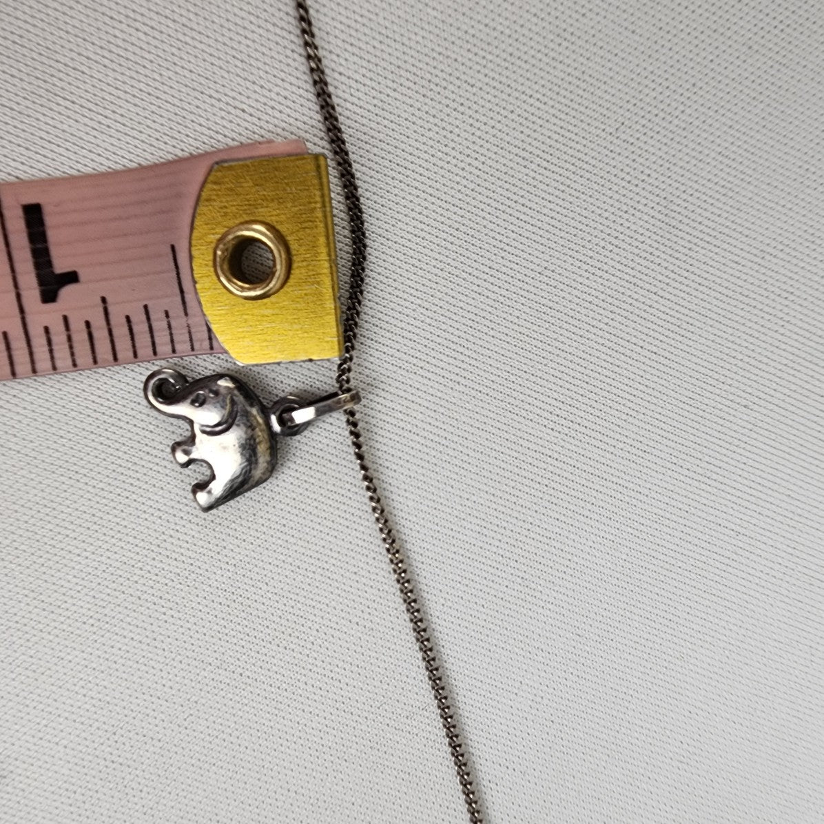 925 Sterling Silver Elephant Necklace